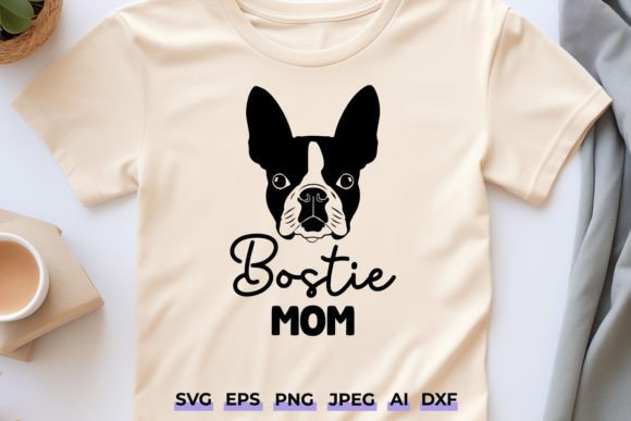 A Boston Terrier Design for Embroidery & Craft Projects
