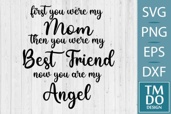 A Design Review: Mom is My Angel Embroidery