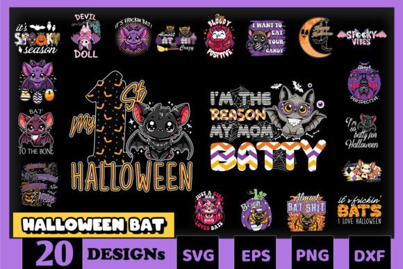 Beyond the Screen: A Designer's Look at the Halloween Cute Bat SVG Bundle