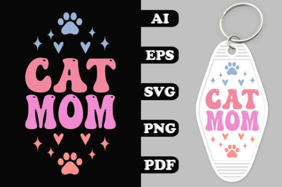 Cat Mom Groovy Key Chain SVG: A Designer's Practical Review