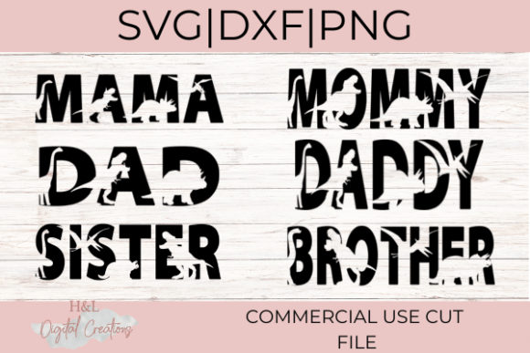Dinosaur Mom, Dad, Sister, Brother SVG: A Designer's Review