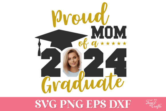 Embroidery Review: Proud Mom of 2024 Graduate SVG with Pic
