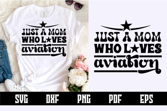 Just a Mom Who Loves Aviation SVG Embroidery Review